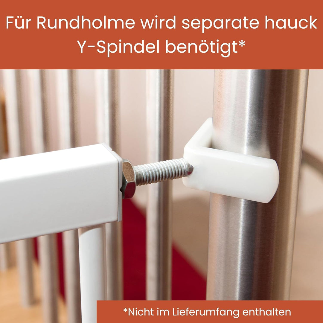 Hauck Türschutzgitter / Treppenschutzgitter für Kinder Open N Stop KD Safety Gate inkl. 21 cm Verlän