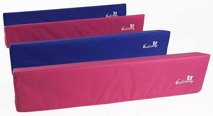 Callieway Agility Soft-Weitsprung - FCI konform (inkl. 4 Ecksteher in orange) blau/himbeer inkl. Eck
