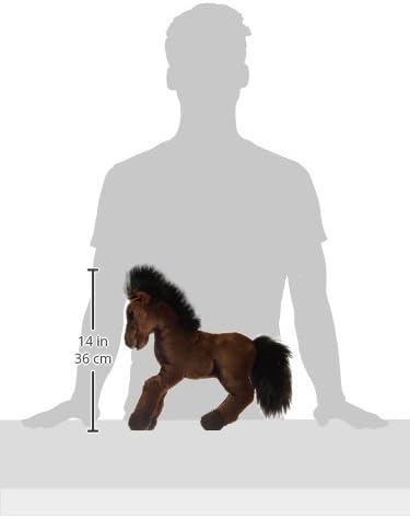 Steiff Hanno Schlenker Hannoveraner - 35 cm - Plüschpferd liegend - Kuscheltier für Kinder - weich &