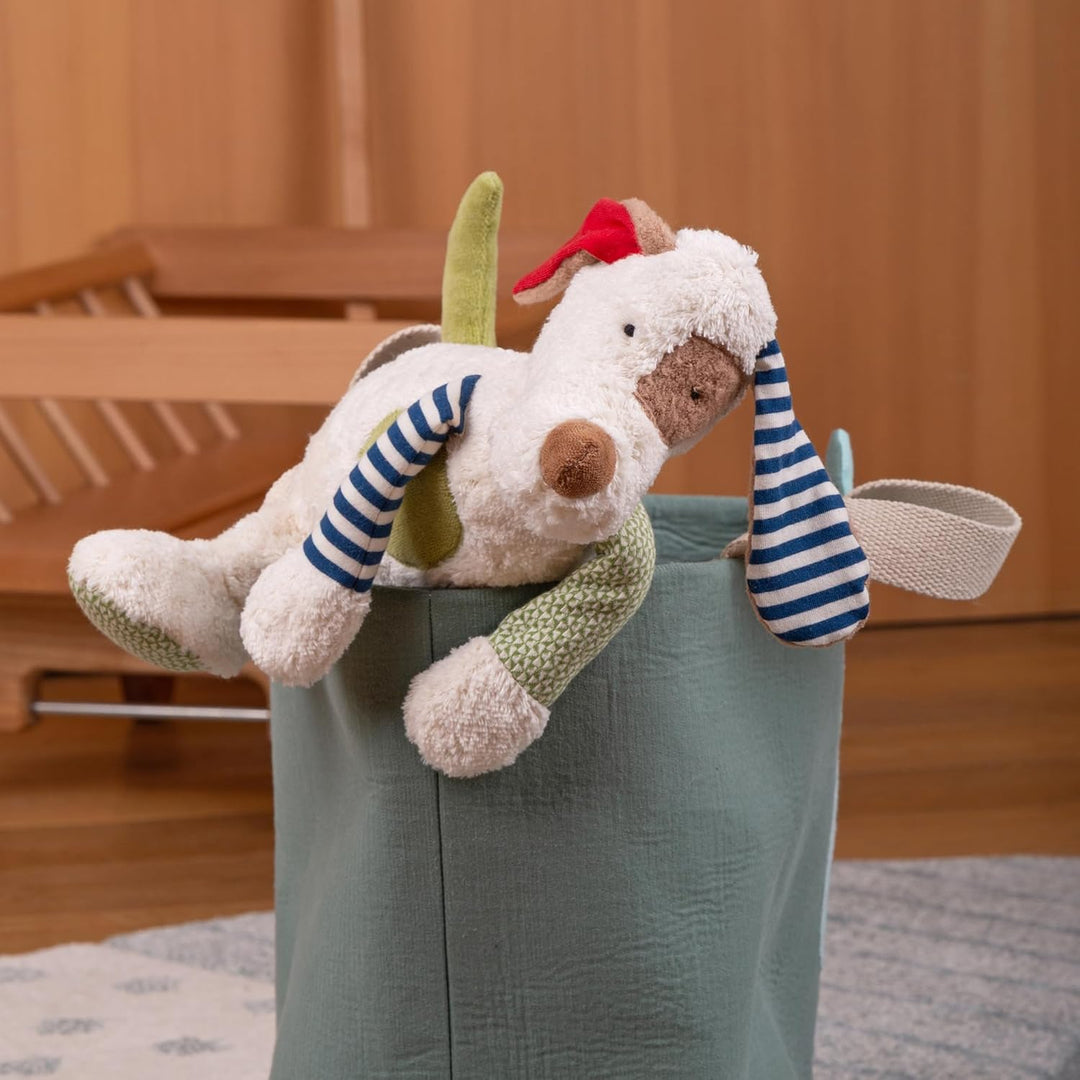 SIGIKID 38764 Kuscheltier Hund Green Mädchen und Jungen Babyspielzeug empfohlen ab Geburt mehrfarbig