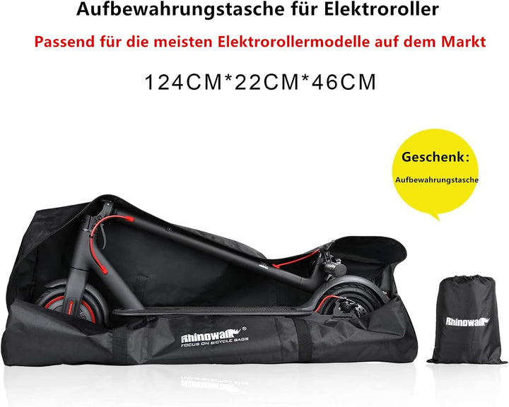 SUNTTELF Elektroroller Tragetasche E-Scooter Aufbewahrung Transporttasche Faltbarer Roller Zubehör R