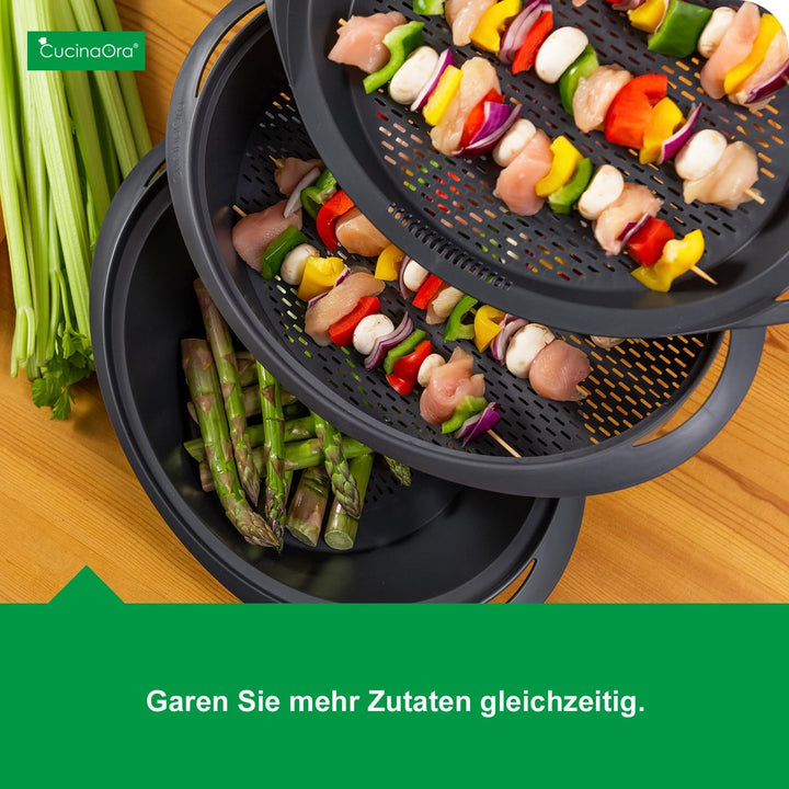 CucinaOra - steamLEVEL® - Thermomix Zubehör Kompatibel mit Thermomix TM6 TM5 TM31 - Küchengeräte - K