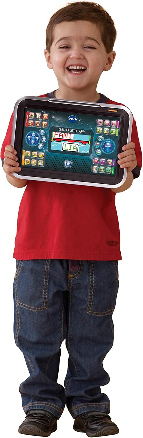 Vtech Little App – Genie, Bildungs-Tablet für Kinder, (3480 – 155557) bunt Mehrfarbig, Mehrfarbig