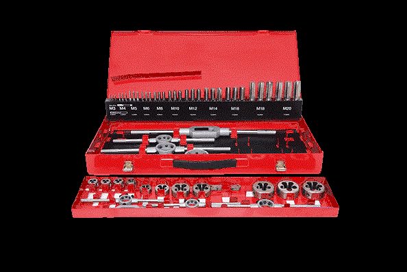 KS Tools 331.0654 HSS Gewindeschneidwerkzeug-Satz, 54-tlg.