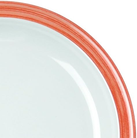 WACA 1926 Suppenteller Kunststoffteller 600 ml Dm 205 mm, Farbe:Bistro orange Bistro Rot, Bistro Rot