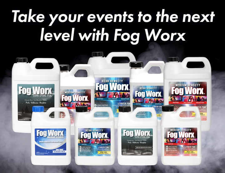Sanco Industries Fogworx Extreme high Density Fog Juice Gallon - langlebige, hohe Leistung, geruchs-
