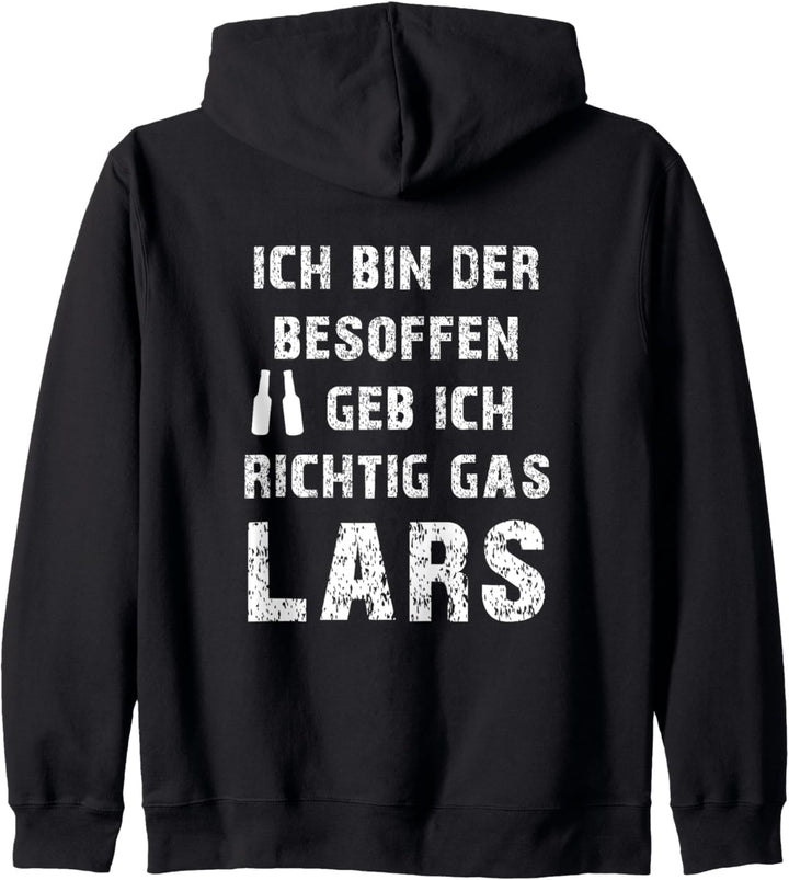 LARS Spruch Reim Name Kirmes Malle Festival JGA Geschenk Kapuzenjacke
