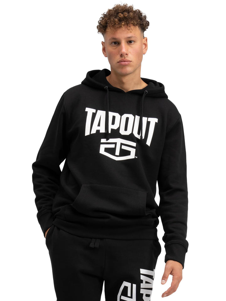 Tapout Herren Active Basic Hoodie Kapuzenpullover S Black/White, S Black/White