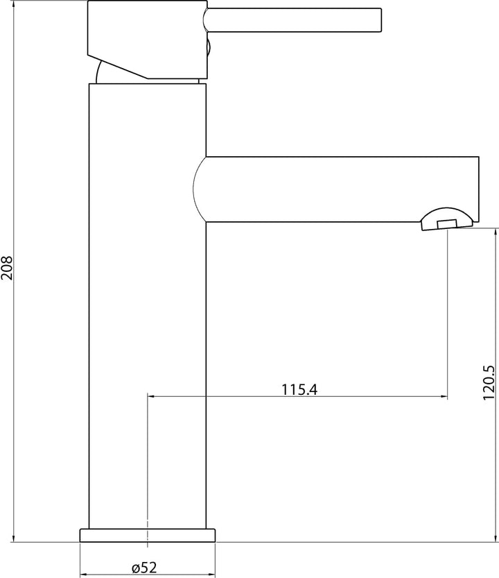 aquaSu® Waschbeckenarmatur Schwarz mit Pop-Up-Ventil 1 1/4" – Waschtischarmatur hoch, Badarmatur, Ei