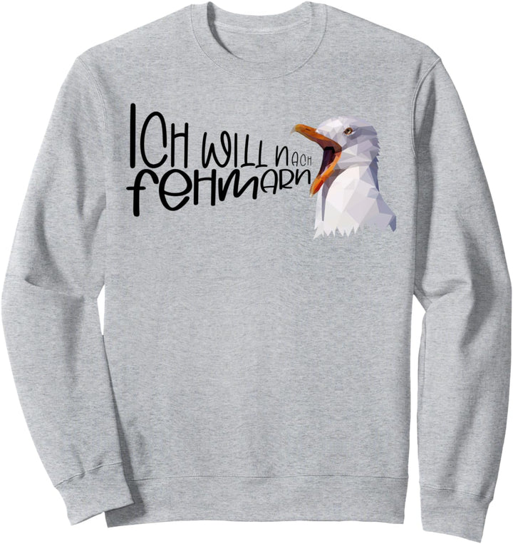 Fehmarn Urlaub Ostsee Insel Küste Möwe norddeutsch Fehmarn Sweatshirt