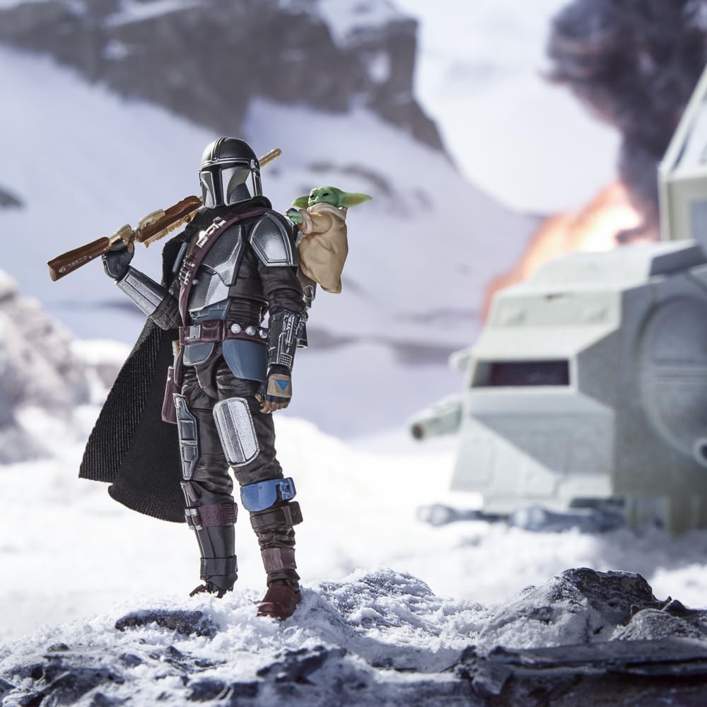 Star Wars The Vintage Collection Der Mandalorianer & Grogu, Deluxe Action-Figur zum Sammeln The Mand