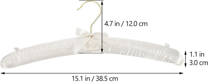 Artibetter 2 Stücke rutschfeste Seide Kleidung Anzug Kleidung Leinwand Knöpfe Mantel Schaum Aufhänge