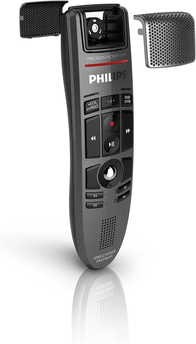 Philips LFH3500 SpeechMike Premium USB-Diktiermikrofon Präzisionsmikrofon Steuerung per Drucktasten