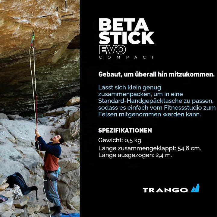 BetaStick Kletter Teleskopstange Beta Stick EVO Sport Ultra Compact Einheitsgrösse, Einheitsgrösse