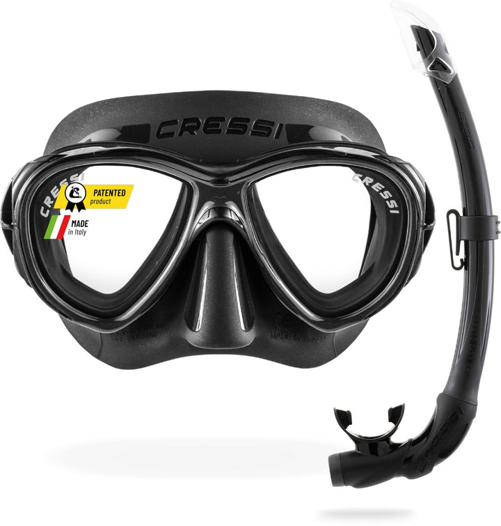 Cressi Samoa zum Tauchen und Schnorcheln - Samoa Maske oder Set Samoa Maske + Schnorchel Mexico, Ein