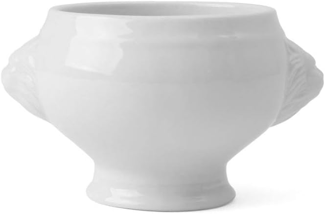 Holst Porzellan Löwenkopfterrine 0,35 l, Porzellan, weiss, 11 cm, 6, LK 030 FA1, 0,30 l 0,30 l Terri