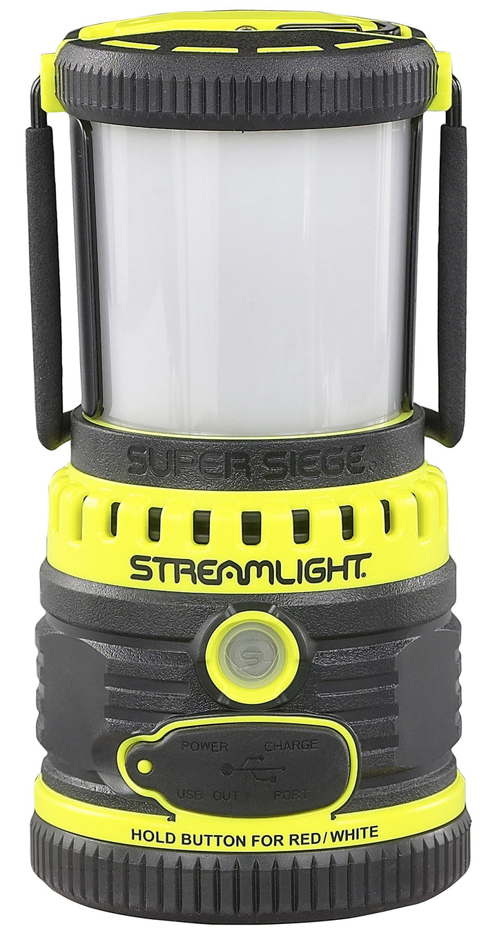 STREAMLIGHT Unisex-Adult SUPERSIEGE AMARILLA Con CARGADOR INTERNACIONAL, Amarillo, Standard