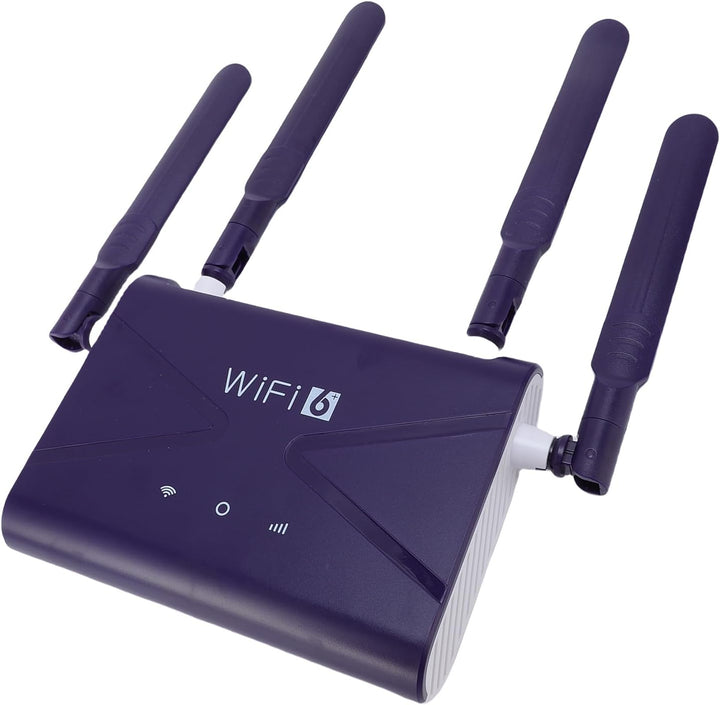 WiFi6-Router 300 Mbit/s 4G 5G CPE LTE-Router mit SIM-Kartensteckplatz 4 Antennen für Telefon Laptop