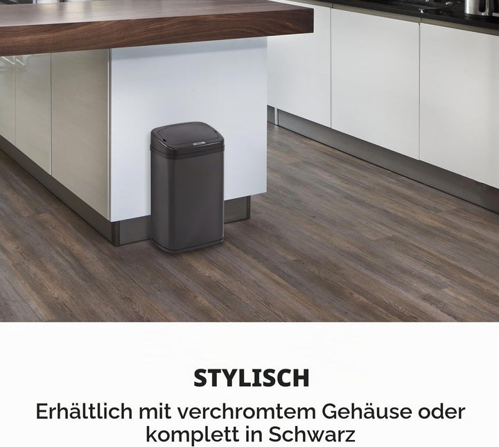 Klarstein Cleansmann Mülleimer Sensor-Mülleimer, 30 Liter Volumen, touchless: automatisches Öffnen u