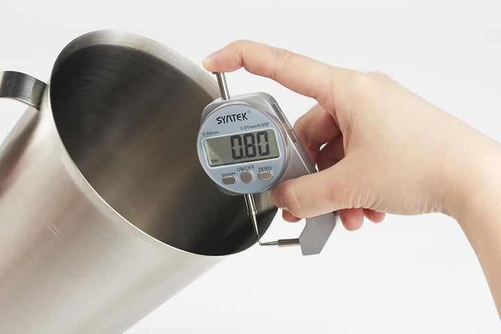 CURTA auf Edelstahl Messbecher, 700 ml Messbecher, Milchaufschäumbecher, Arten von Markierungen, ein