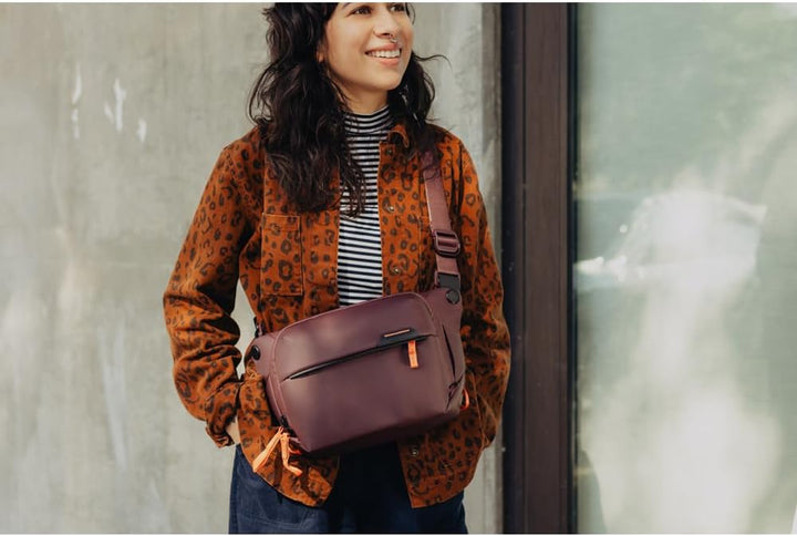 Peak Design Everyday Sling 3L, Eclipse, gepolsterter verstellbarer Schultergurt für Crossbody oder T