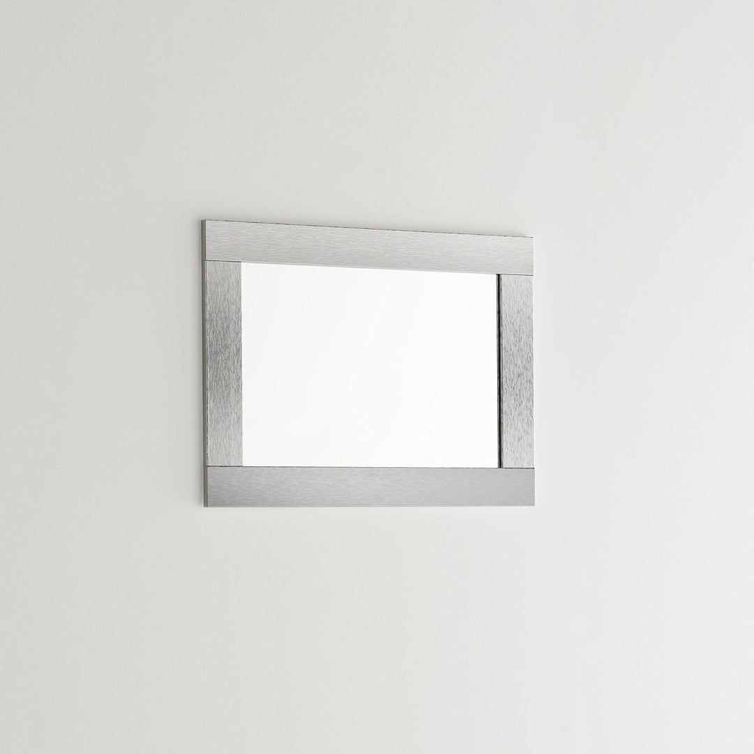 ARHome Spiegel Luxury, 76 x 56 cm, Poliert Silber, Wandspiegel, Made in Italy 76 x 56 Silber Glänzen