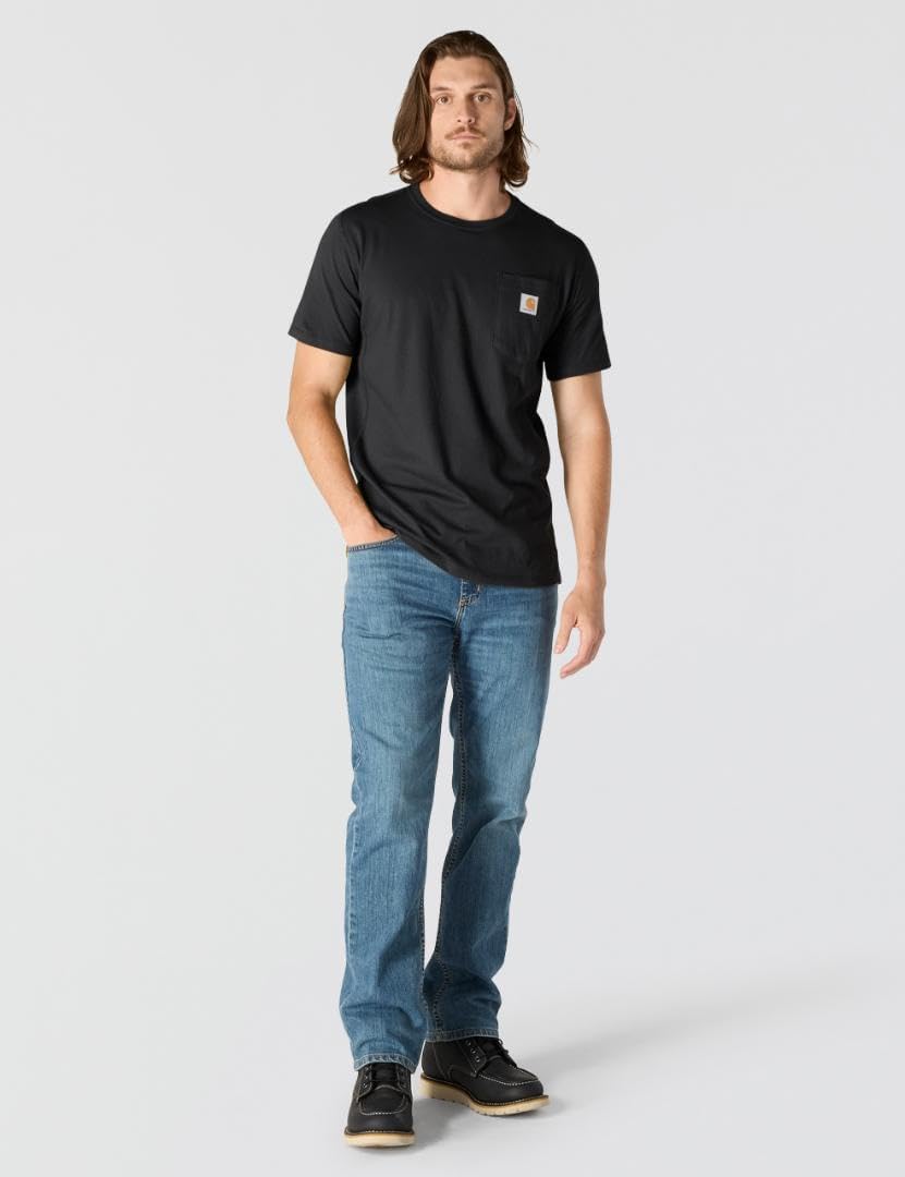 Carhartt Bekleidung Logo T-Shirt grün XS Schwarz, XS Schwarz