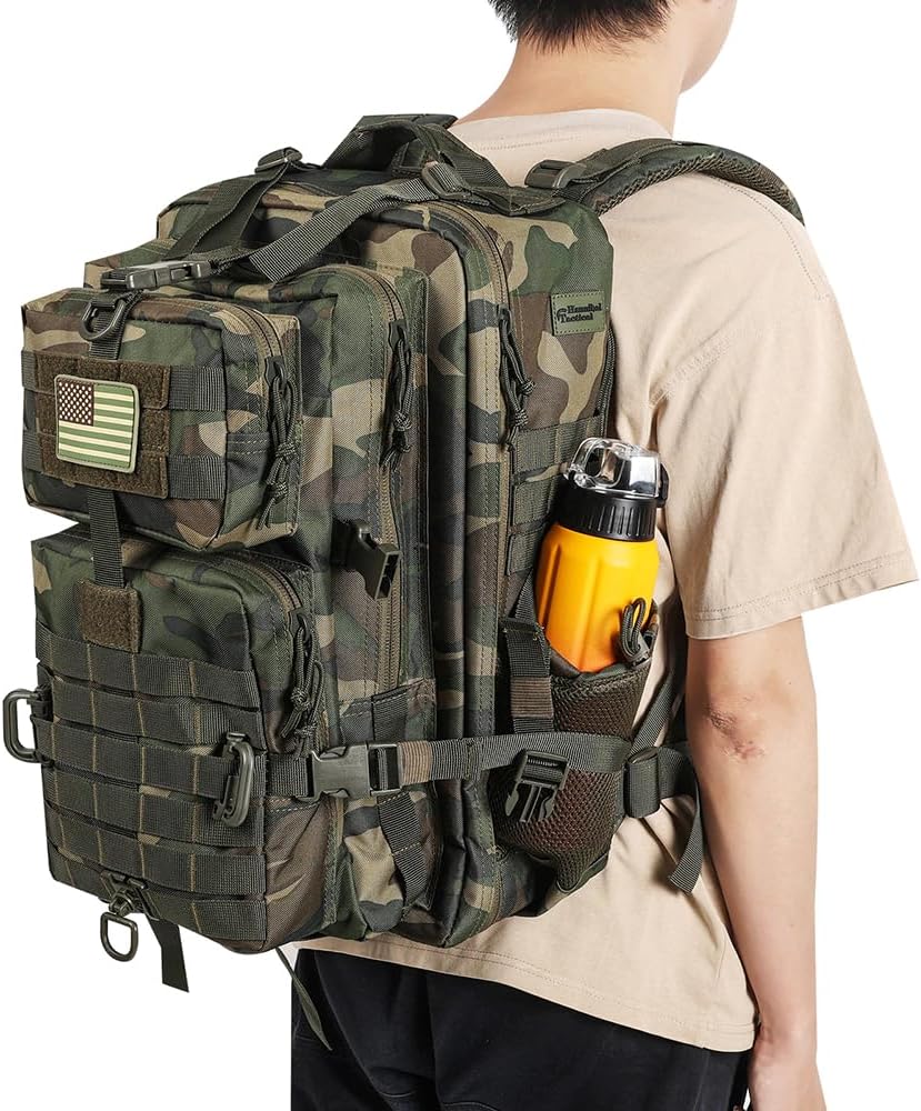 Hannibal Tactical Militär Taktischer Rucksack Cooper Rucksack Armee Assault Pack 3 Tage Bug Out Go B