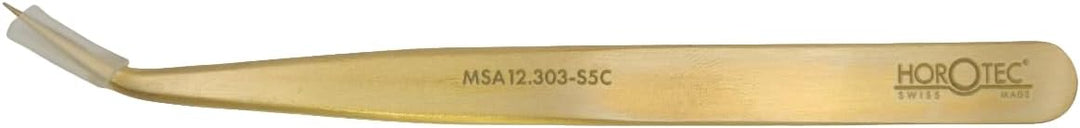 KD89 Horotec MSA12.303 Präzisions-Pinzette für Uhrmacherkunst aus Messing, hervorragende Verarbeitun