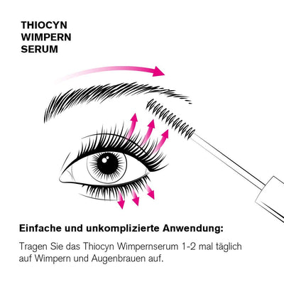 Thiocyn Wimpernserum & Augenbrauenserum ohne Hormone - Hormonfreies Lash Serum - Stimulation des Wim