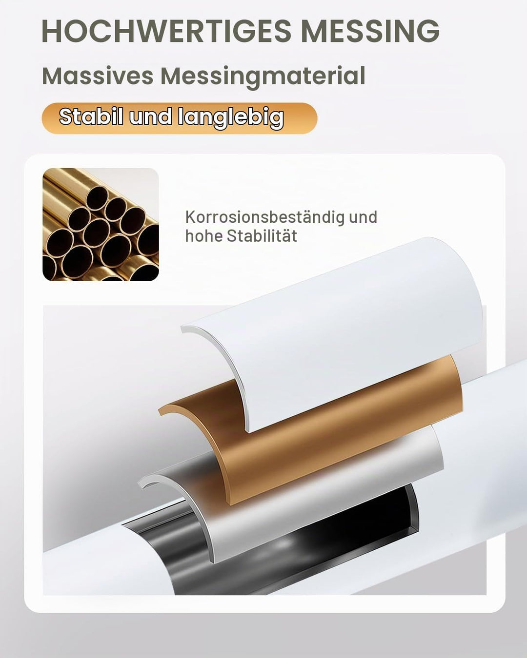 Bad Wasserhahn Weiss Wasserfall Badarmatur Hoch Waschtischarmatur Einhebel Mischbatterie aus Messing