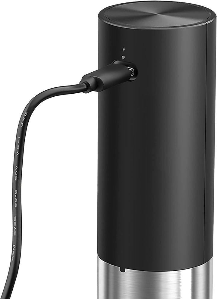 VINAK Wiederaufladbarer elektrischer Korkenzieher aus Edelstahl. Inklusive integriertem Akku, USB -