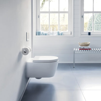 Duravit WC-Sitz ME by Starck, Toilettendeckel aus Urea-Duroplast, Klodeckel mit Edelstahl Scharniere