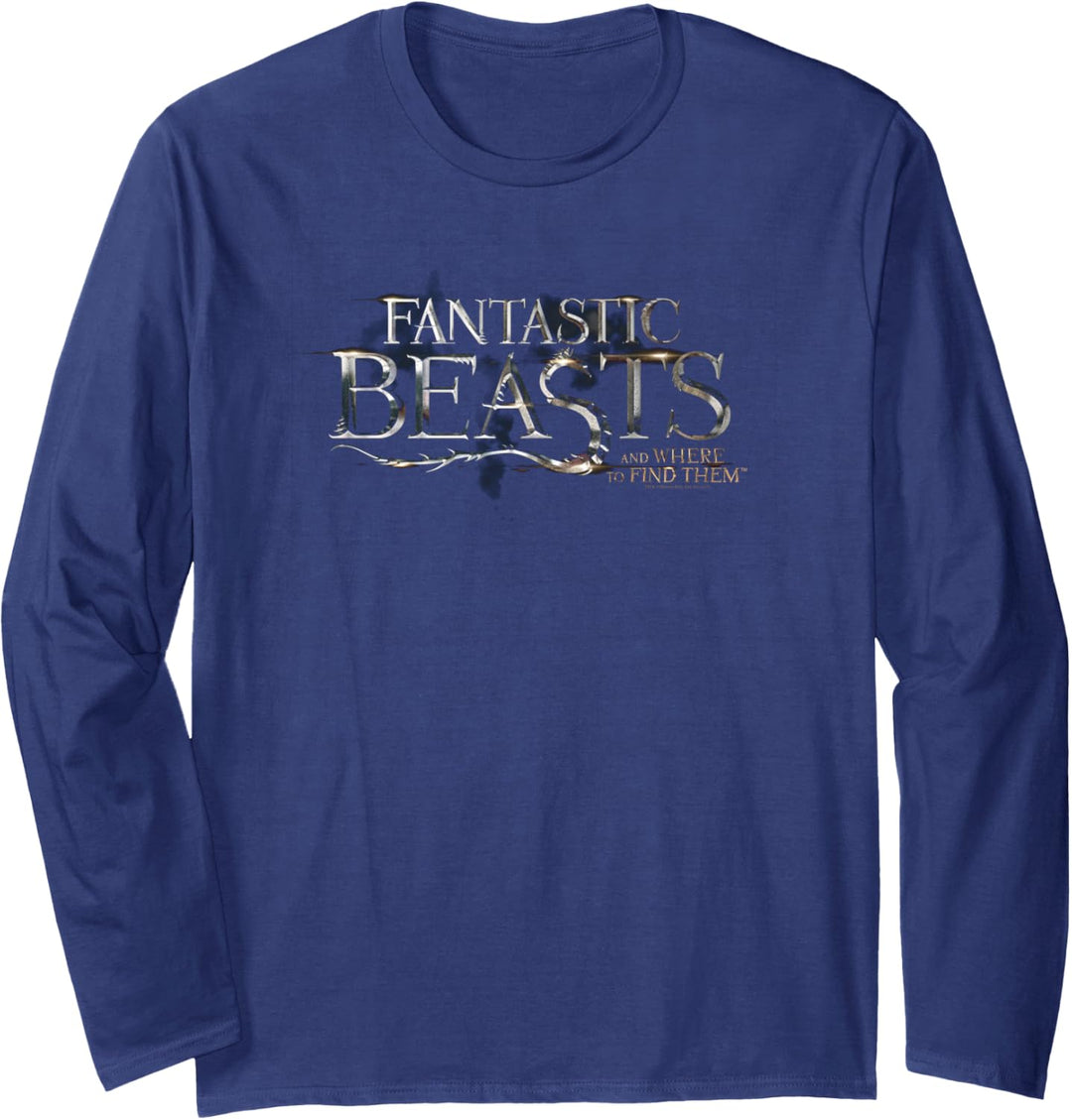 Fantastic Beasts and Where to Find Them Logo Langarmshirt