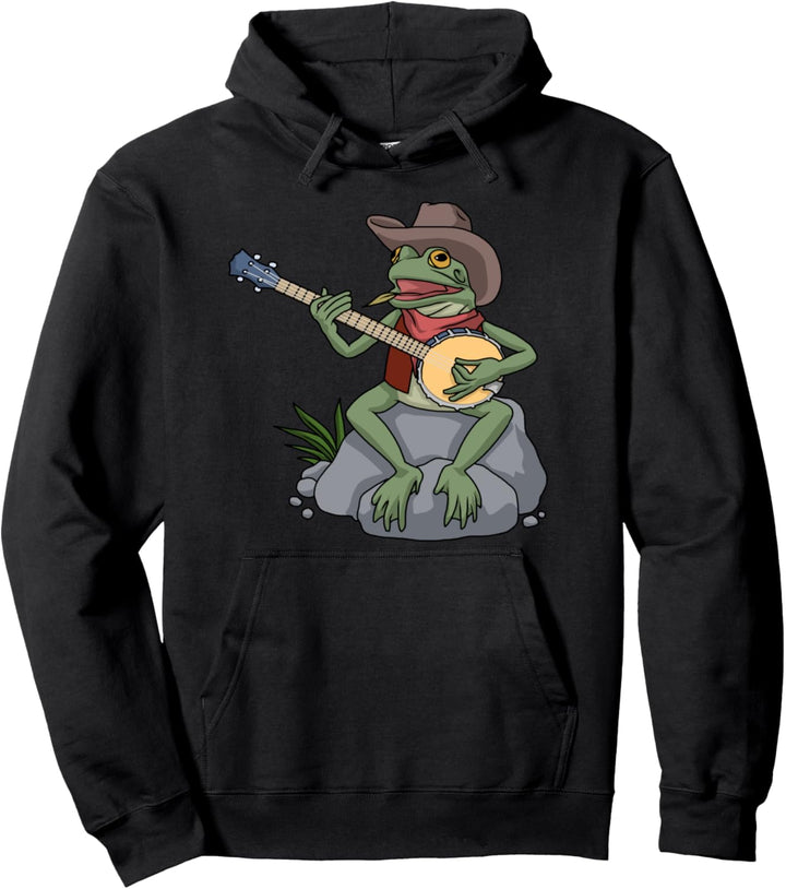 Banjo Musik Frosch Country Musik Hoodie Männer Bluegrass Pullover Hoodie