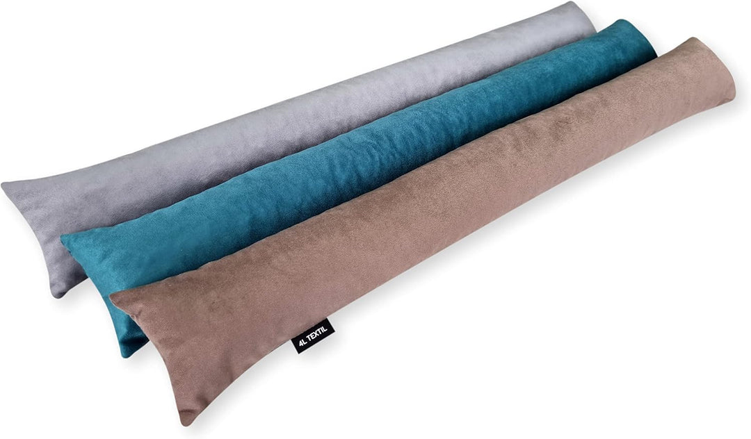 4L Textil Zugluftstopper Durchzugstopper Windstopper für Türen und Fenster Luftzugstopper für Tür Tü