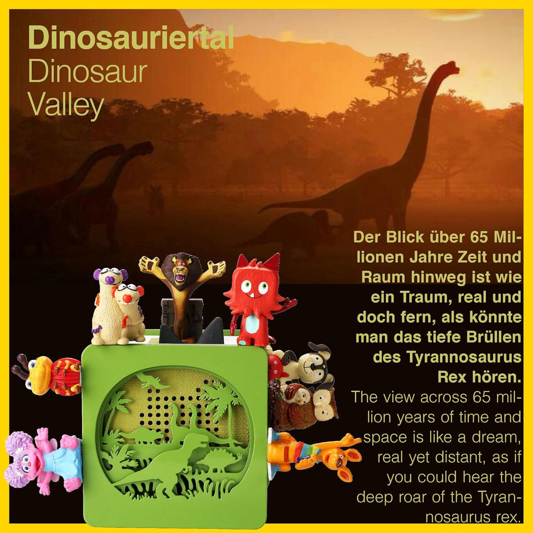 Dinosaurierform Tonie Regal vollständig magnetisches Toniebox Regal für mehr als 25-40 Figuren + Box