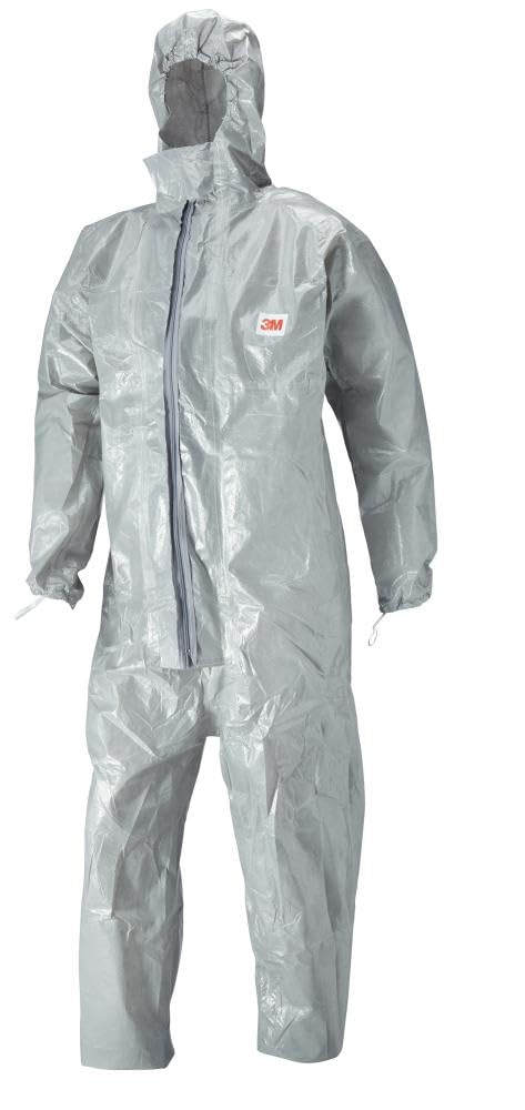 3M 45703XL Schutzanzug, Typ 3/4/5/6, Grösse 3XL, Grau, 3XL