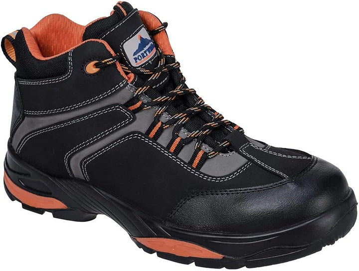 Portwest Operis Sicherheitsstiefel, Grösse 4/37, Typ S3 (FC60), 11 UK, Schwarz 11 UK Schwarz, 11 UK