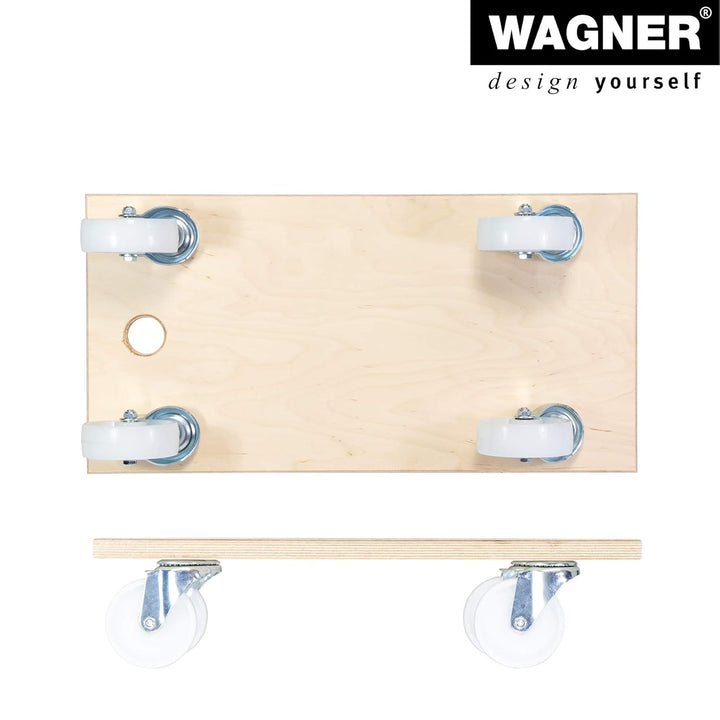WAGNER Transporthilfe MM 1127 I 59 x 30 cm – ideal für Unhandliches, Geräte & Möbel I Tragkraft 500