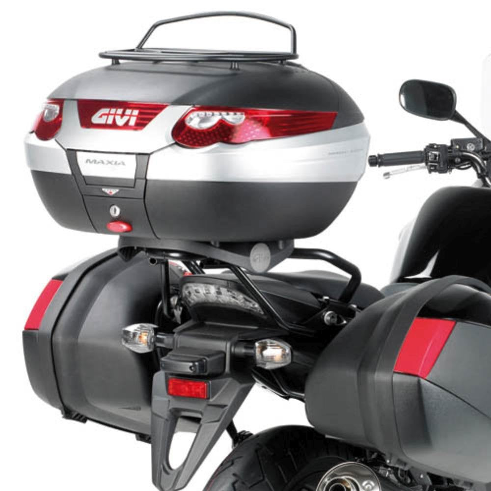 Givi SR777 Topcase Träger Monokey Koffer, Schwarz