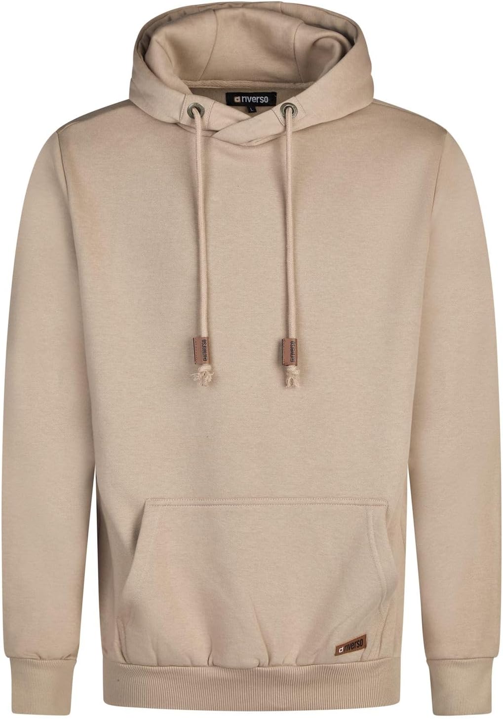 riverso Herren Kapuzenpullover RIVJulian Regular Fit Hoodie Pullover Taschen Streetwear Cross-Over-K