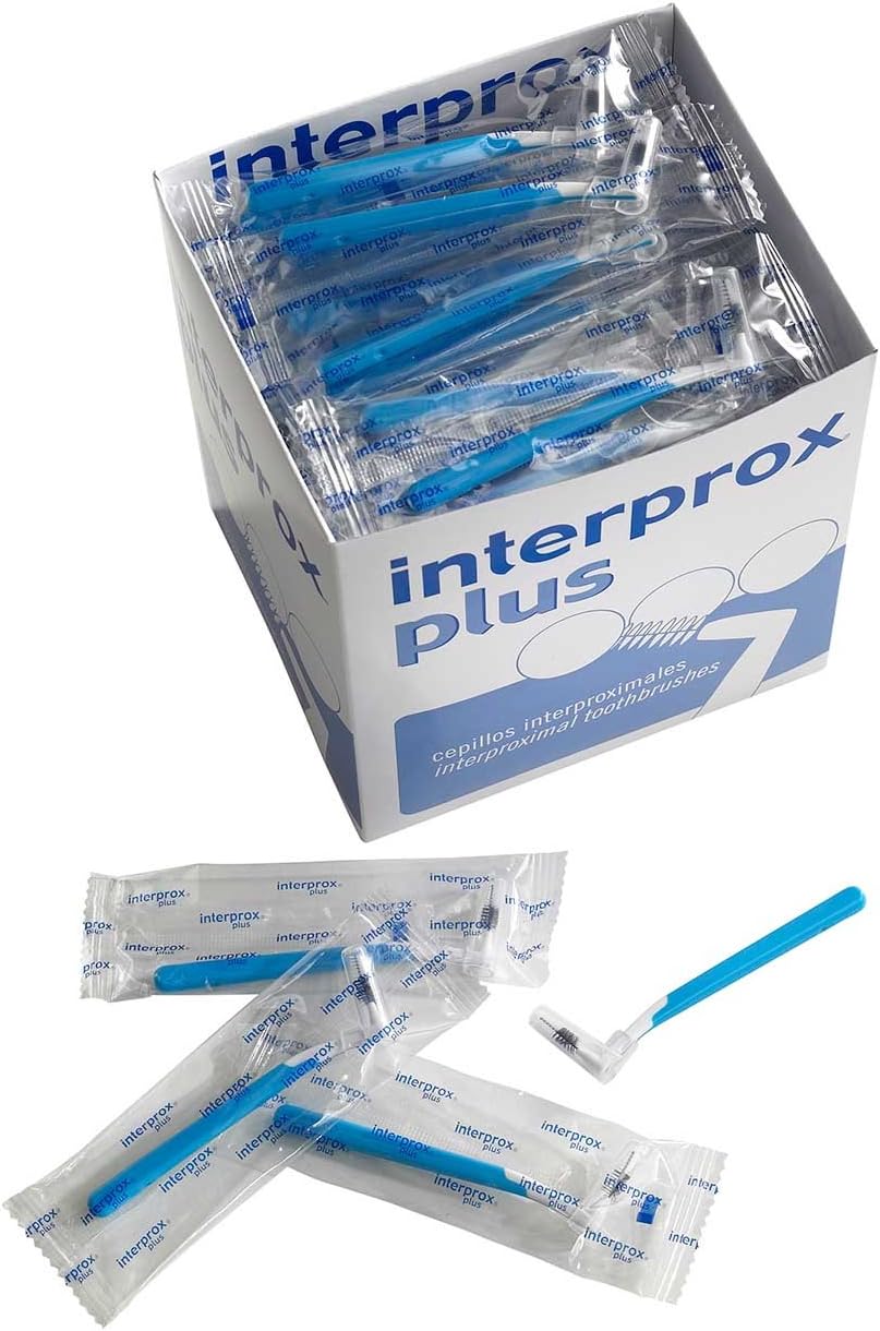 Interprox plus Interdentalbürsten 100er Box (blau conical), Blau Conical