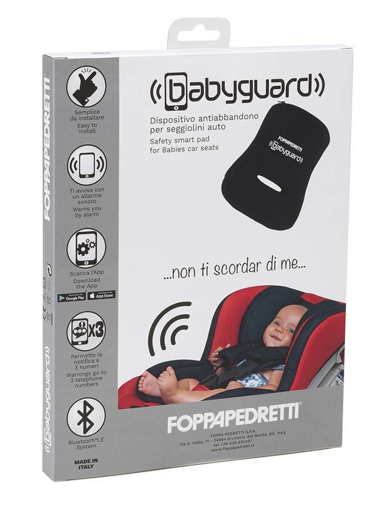 Foppapedretti Babyguard, Anti-Verlassen-Vorrichtung, System mit integrierten Sensoren, Polyester, sc