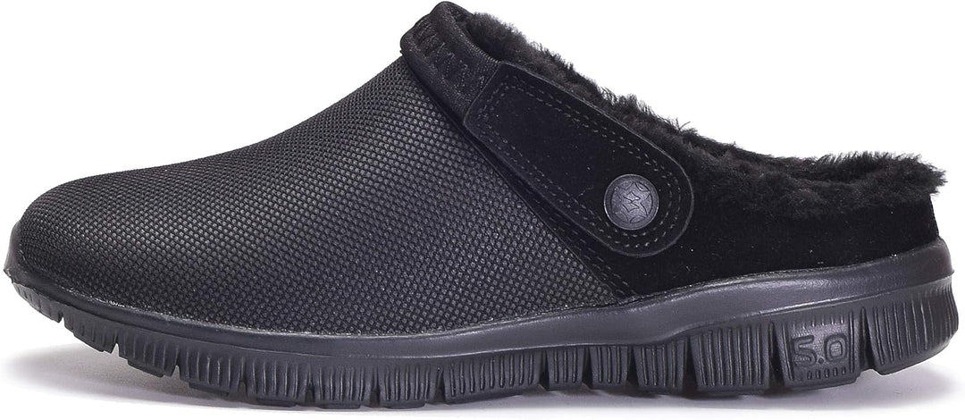 Eagsouni Clogs Hausschuhe Herren Damen Winter Gartenschuhe Haus Pantoffeln Warme Plüsch Gefüttert Ga