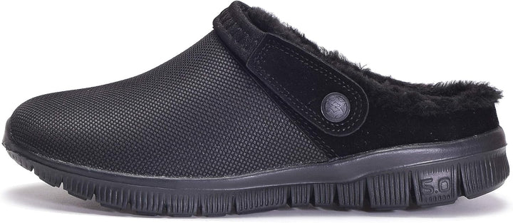 Eagsouni Clogs Hausschuhe Herren Damen Winter Gartenschuhe Haus Pantoffeln Warme Plüsch Gefüttert Ga