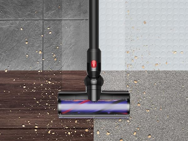 Dyson V8 Cyclone kabelloser Staubsauger, 150 AW, 60 Minuten Laufzeit, Motorbar-Bürste mit Anti-Verhe
