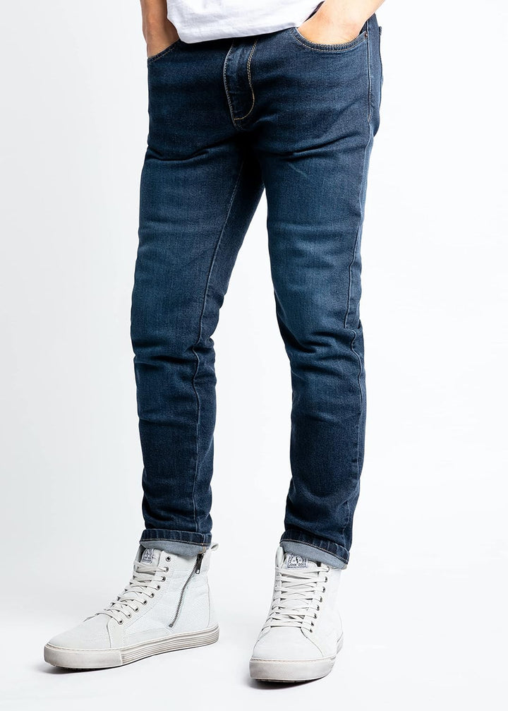 John Doe Dylan - Monolayer | CE - Zertifizierung AAA | Motorradhose | Atmungsaktiv | Motorrad Jeans