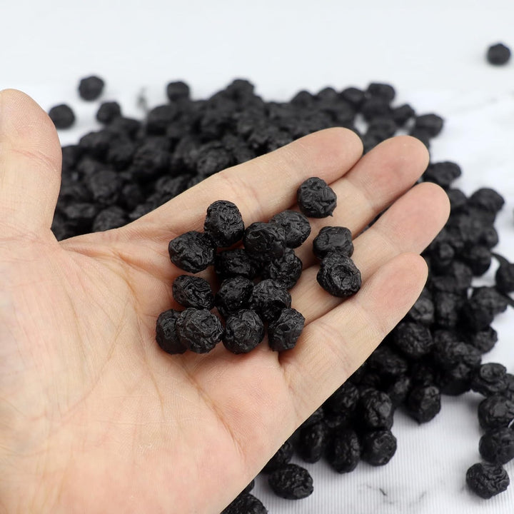 Künstliche getrocknete Blaubeeren 500g (630pcs) gefälschte getrocknete Früchte für Heimküche Tisch M