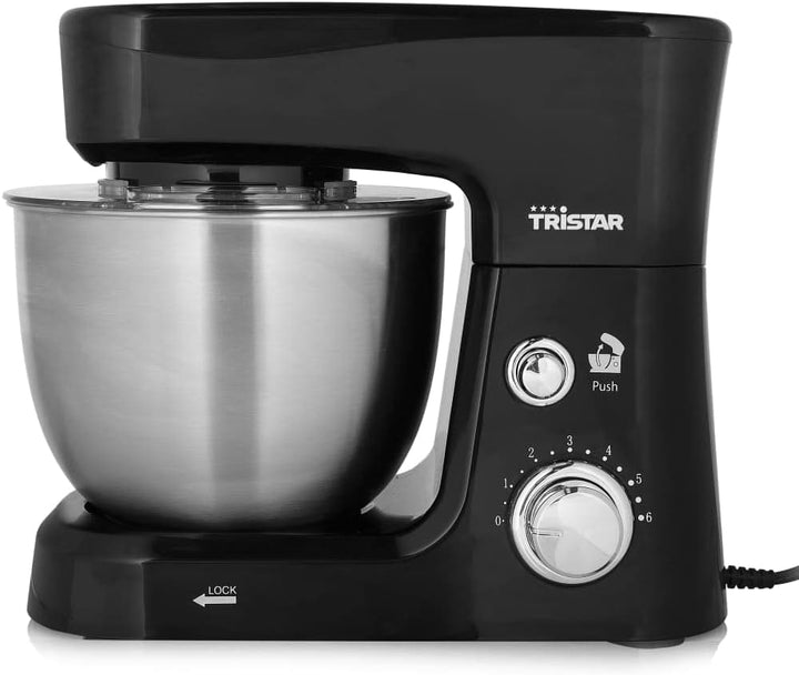 Tristar MX-4830 Küchenmaschine – 3,5 l Fassungsvermögen, 3 Zubehörteile, Schwarz 3,5 Liter, 3,5 Lite